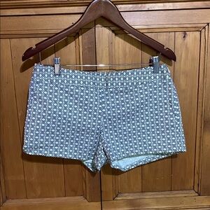 Express High Waist Black and White Shorts